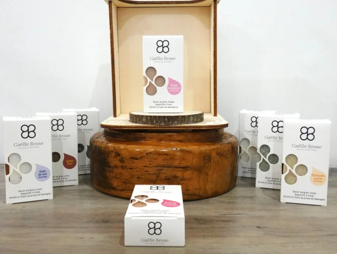 Gamme de savon artisanaux et naturel Gaëlle Besse - Ker Gaïa