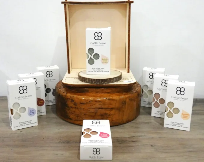 Gamme de savons artisanaux et naturels Breton de Gaëlle Besse - Ker Gaïa