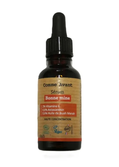 Sérum Bonne mine bio - Flacon en verre de 30 ml - Comme Avant - Ker Gaïa