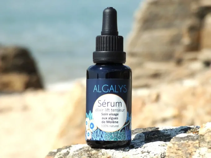 Sérum élixir lift tenseur bio - Pot en verre de 30 ml - Algalys - Ker Gaïa