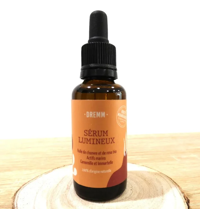 Sérum lumineux pour peaux matures - Flacon verre de 30 ml - Dremm - Ker Gaïa