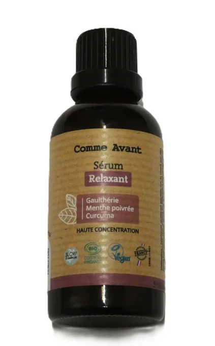 Sérum relaxant bio - Flacon en verre de 50 ml - Comme Avant - Ker Gaïa