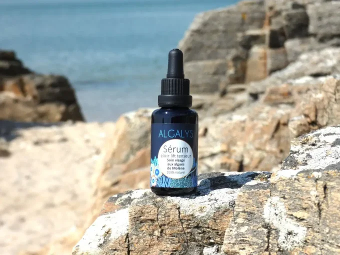 Sérum visage bio aux algues de Molèned'Algalys - Eau de mer, Aloe Vera, Algues - Ker Gaïa