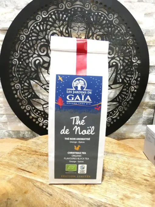 Thé noir bio Thé de Noël - Sachet de 100 g - Les Jardins de Gaïa - Ker Gaïa