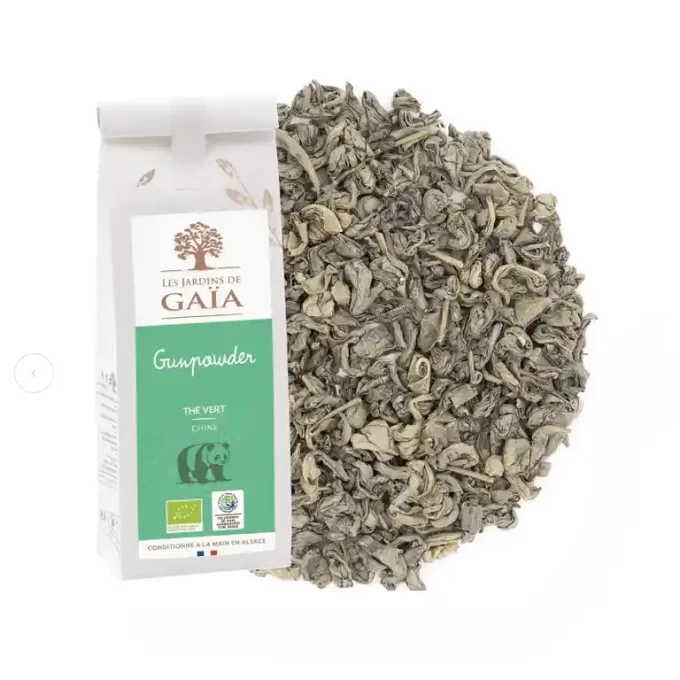 Gunpowder thé vert bio de Chine -Sélection Ker Gaïa