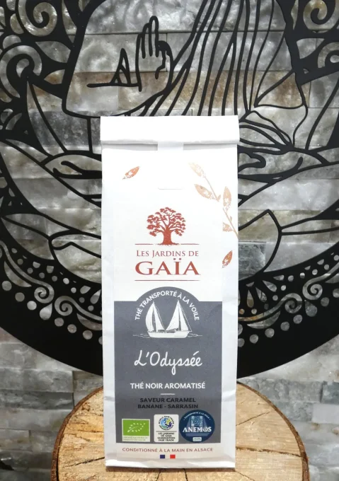 Thé noir L'Odyssée - Sachet de 80g - Les Jardins de Gaïa
