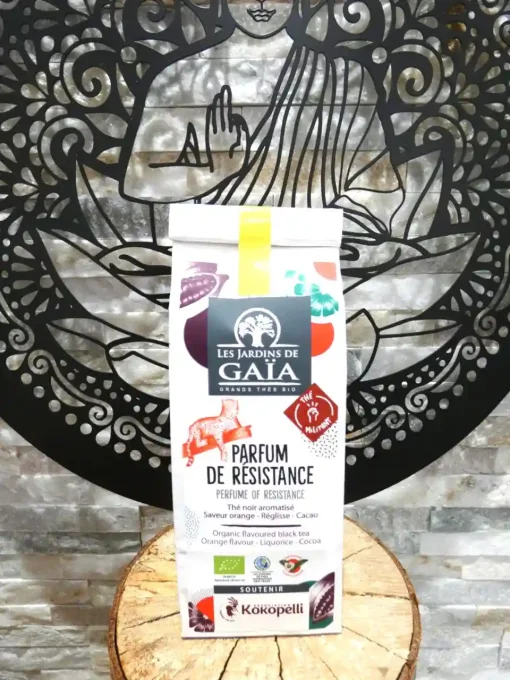 Thé noir bio Parfum de Résistance - Sachet ou tube -Les Jardins de Gaïa - Ker Gaïa