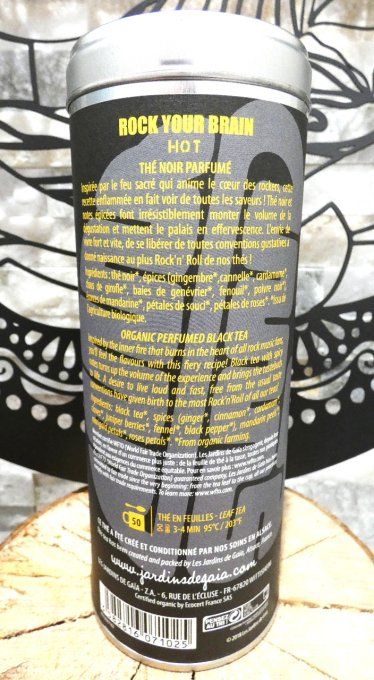 Rock your brain - Thé noir militant bio