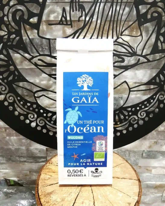 Thé wulong bio Un thé pour l'Océan - Sachet de 100 g -Les Jardins de Gaïa - Ker Gaïa
