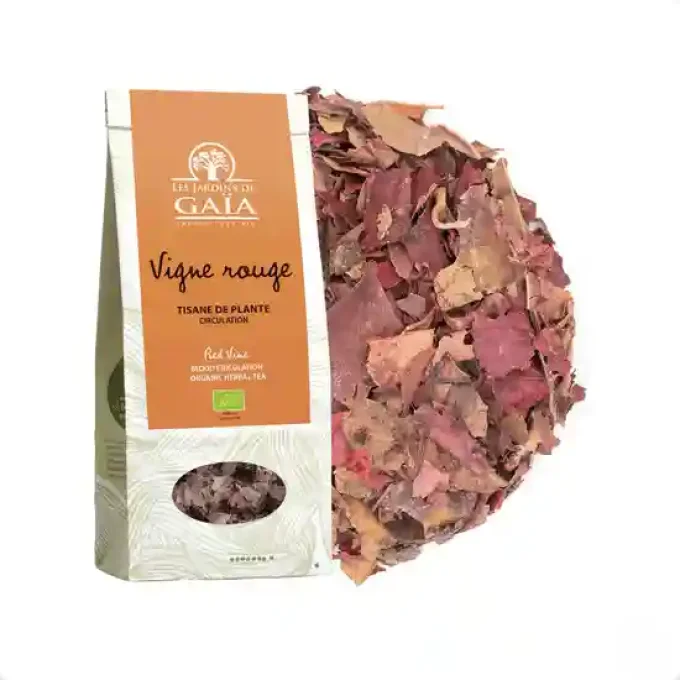 Tisane bio Vigne Rouge - Pour la circulation sanguine - Ker Gaïa
