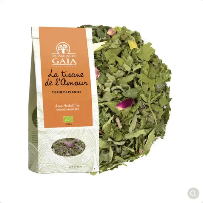 La tisande de l'amour - Chanvre, cataire, persil, verveine odorante, sarriette, boutons de rose - Ke