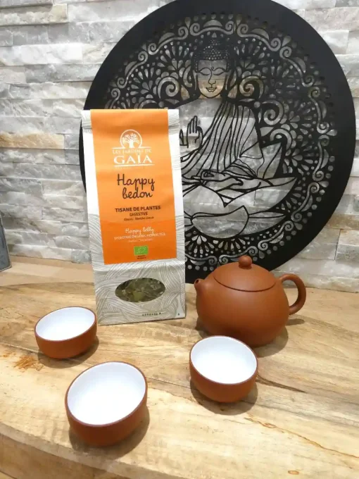 Tisane bio Happy Bedon - Sachet de 50 g - Les Jardins de Gaïa - Ker Gaïa