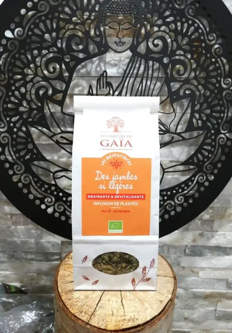 Tisane bio Des Jambes si légères - Sachet de 50 g - Les Jardins de Gaïa - Ker Gaïa