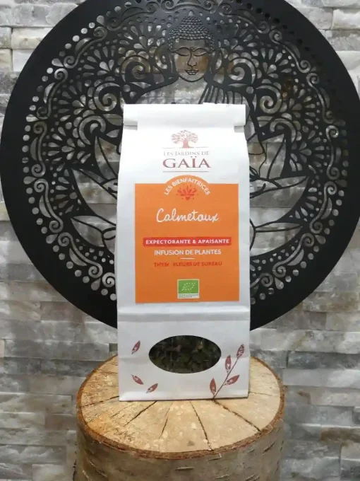 Tisane bio Calmetoux - Sachet de 50 g - Les Jardins de Gaïa - Ker Gaïa