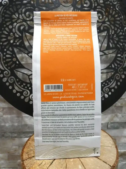 Infusion de plantes bio La potion de Fée Mélusine - Chanvre, verveine, menthe douce - Ker Gaïa