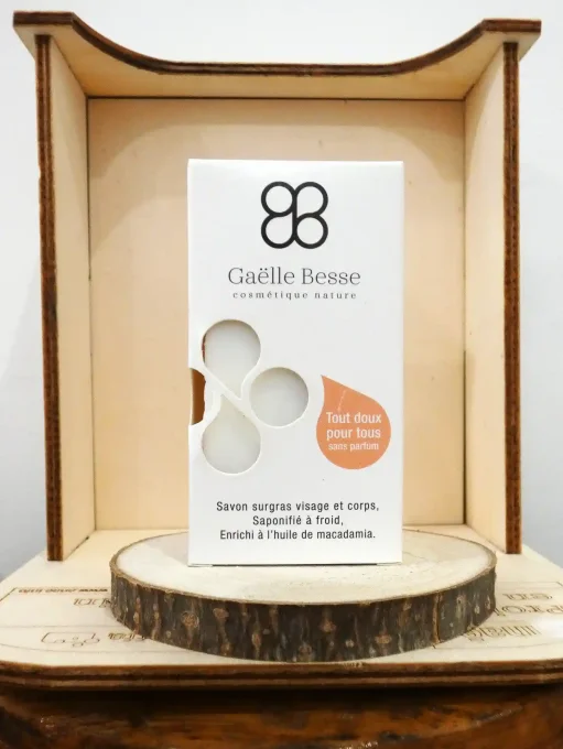 Savon naturel Tout Doux pour tous - Savon de 100 g - Gaëlle Besse - Ker Gaïa