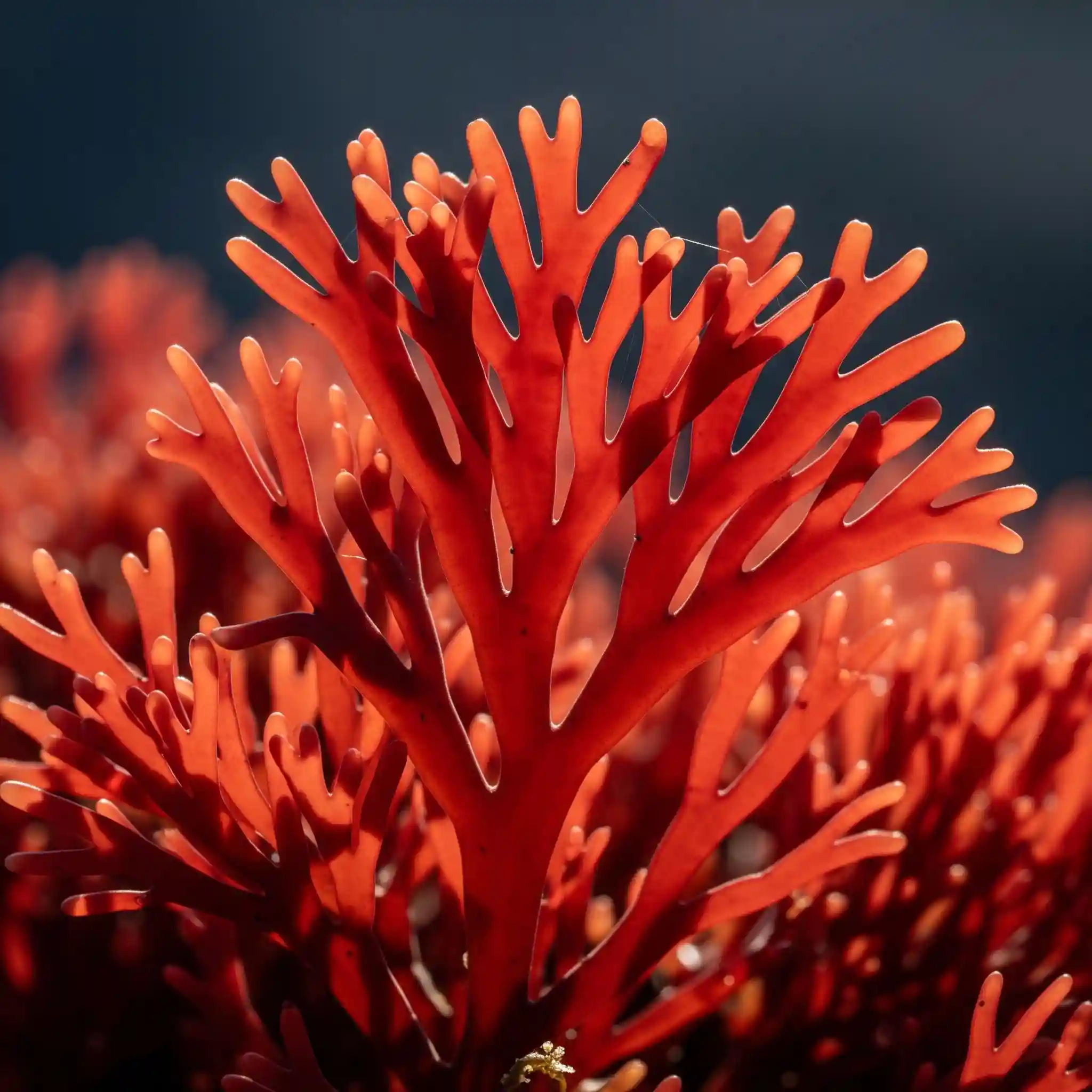 Algue rouge chondrus cripus