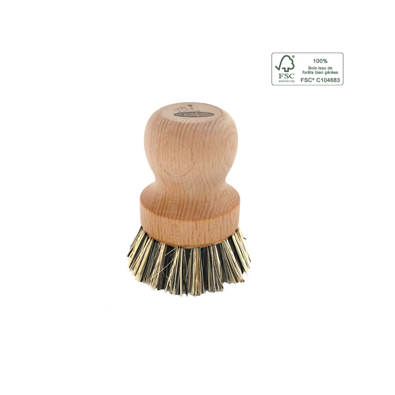 Brosse casserole en fibres