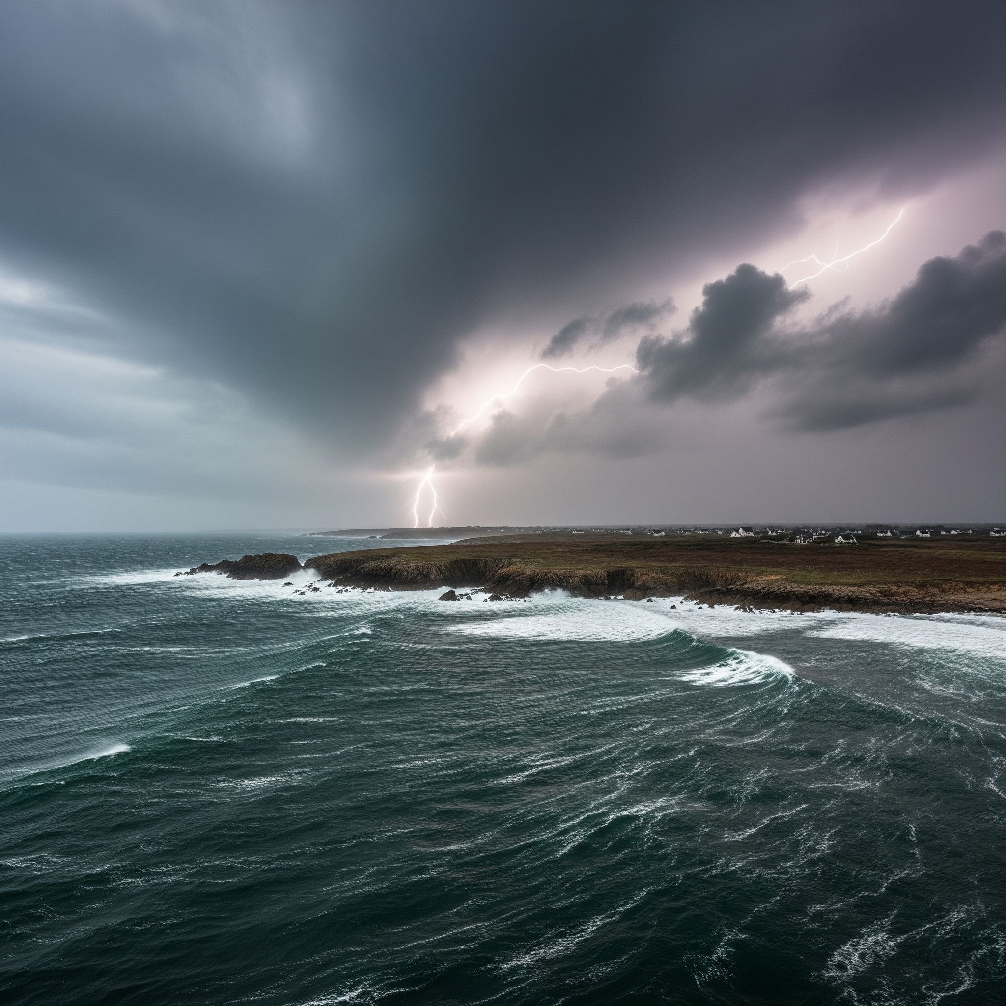 Ciel d'orage sur Ouessant