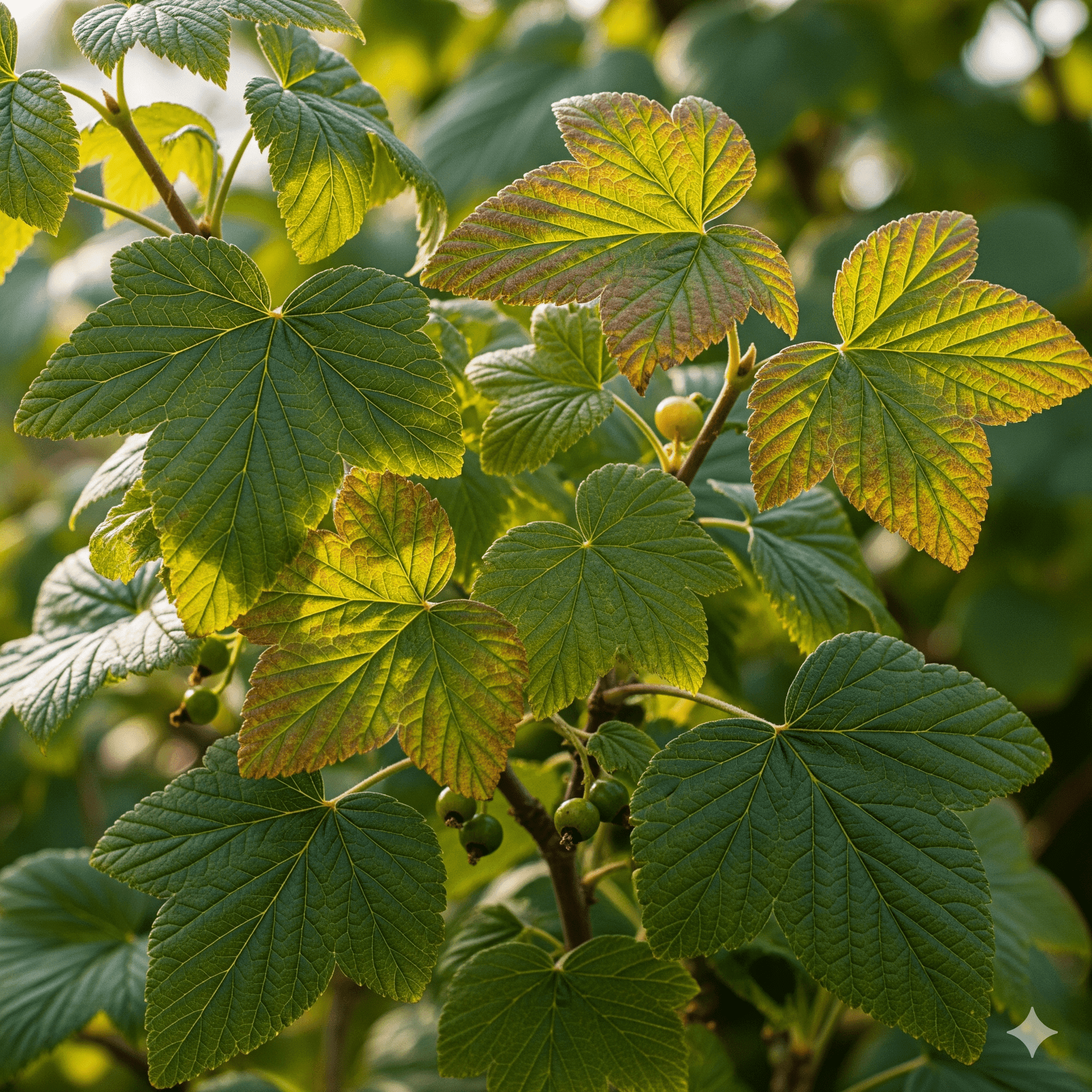 Feuilles de cassis