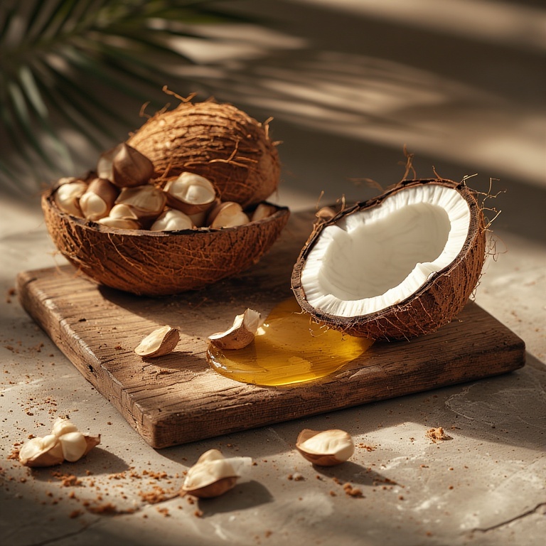 Huile de coco