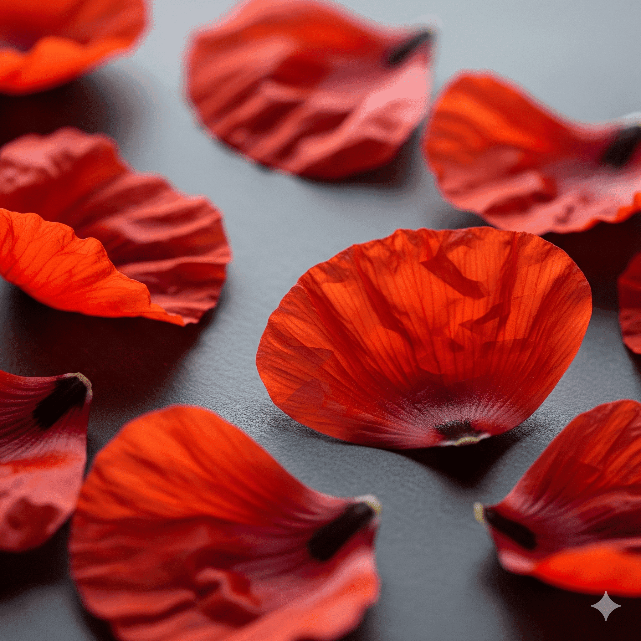 Pétales de coquelicot