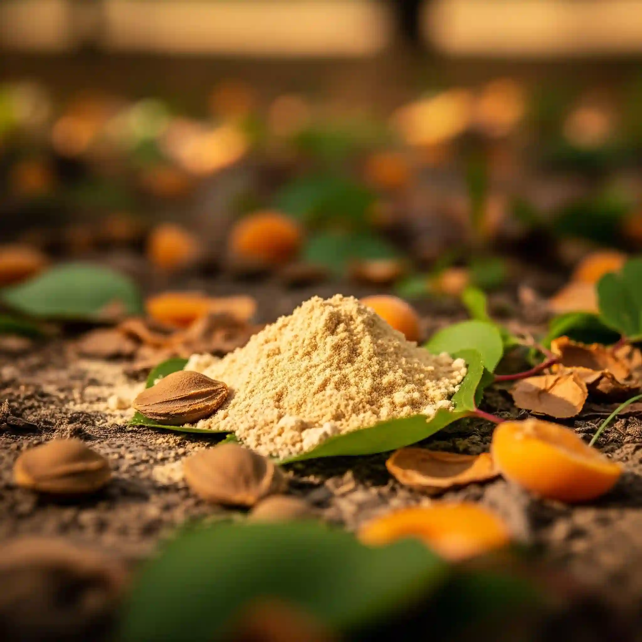 Poudre de noyau d'abricot